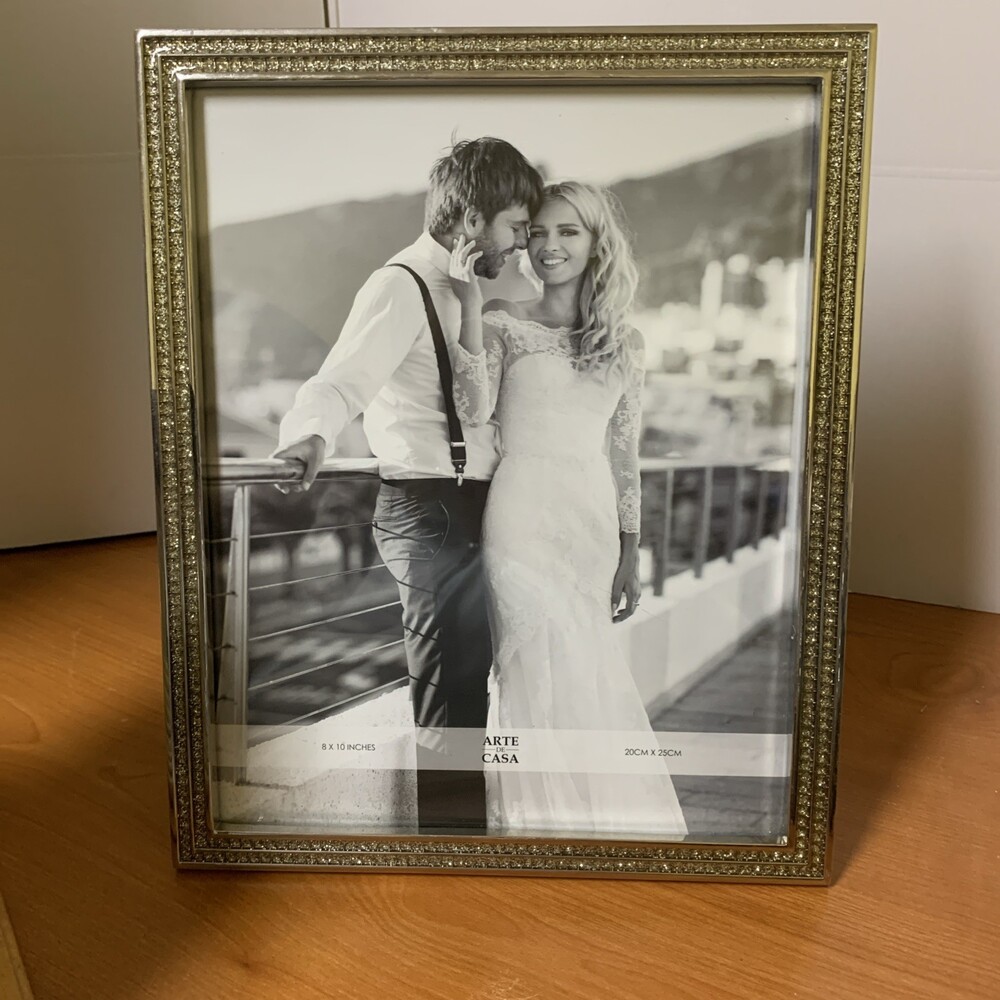 Arte De Casa Rhinestone Picture Frame  (9”x11”)